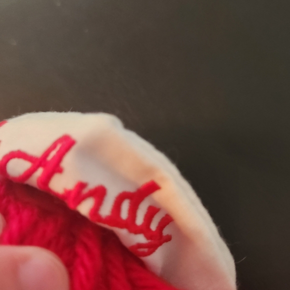 Handmade Raggedy Andy 8" Plush Bean Bag Doll No Tags - Picture 5 of 5